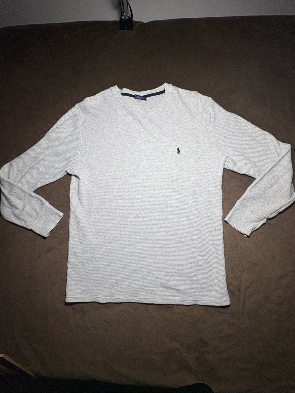 Polo Ralph Lauren Waffle Knit Sleepwear Thermal Shirt Size Medium
